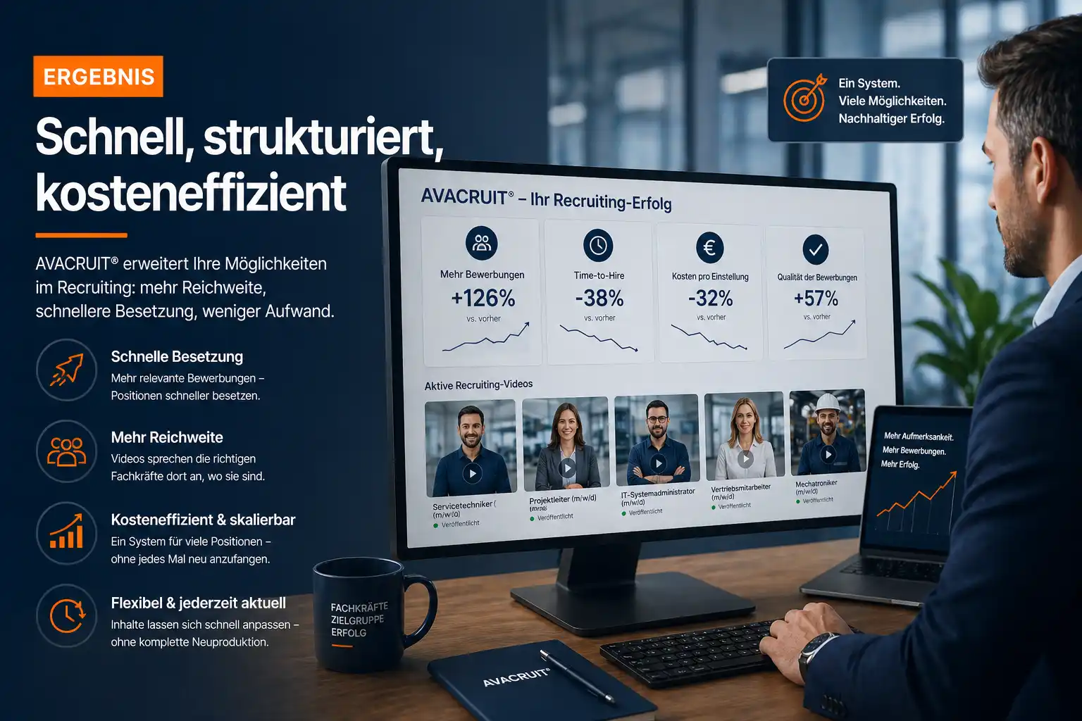 Ergebnis: Schnell, strukturiert und kosteneffizient im Fachkräfte-Recruiting