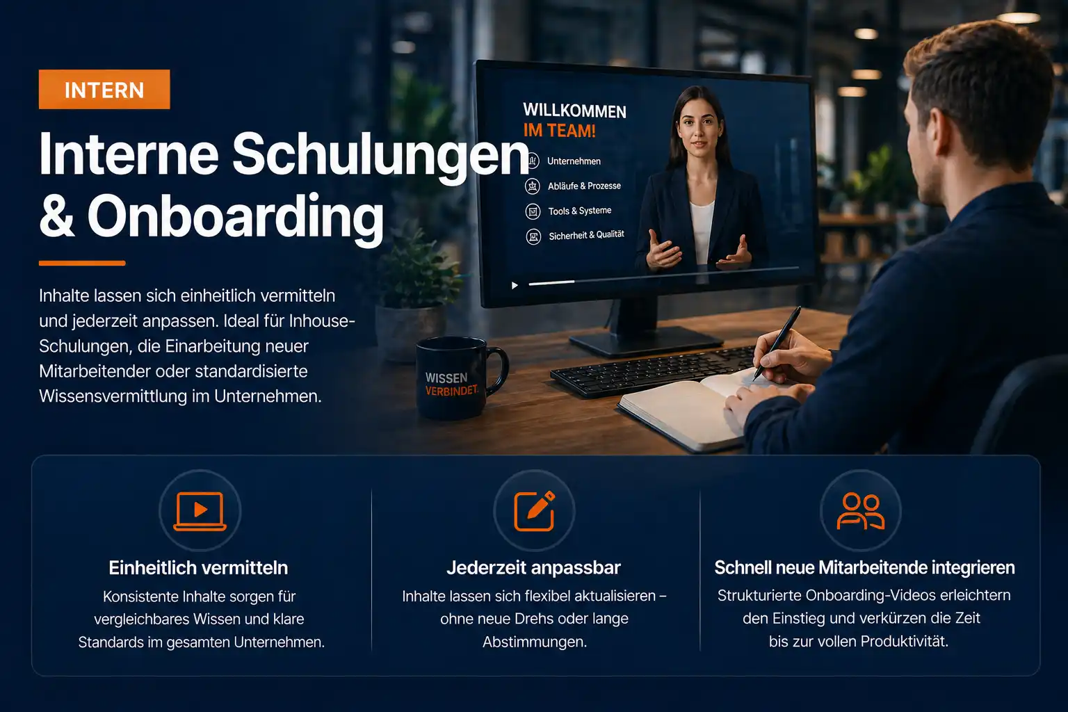 Interne Schulungen und Onboarding mit AVAPRESENT