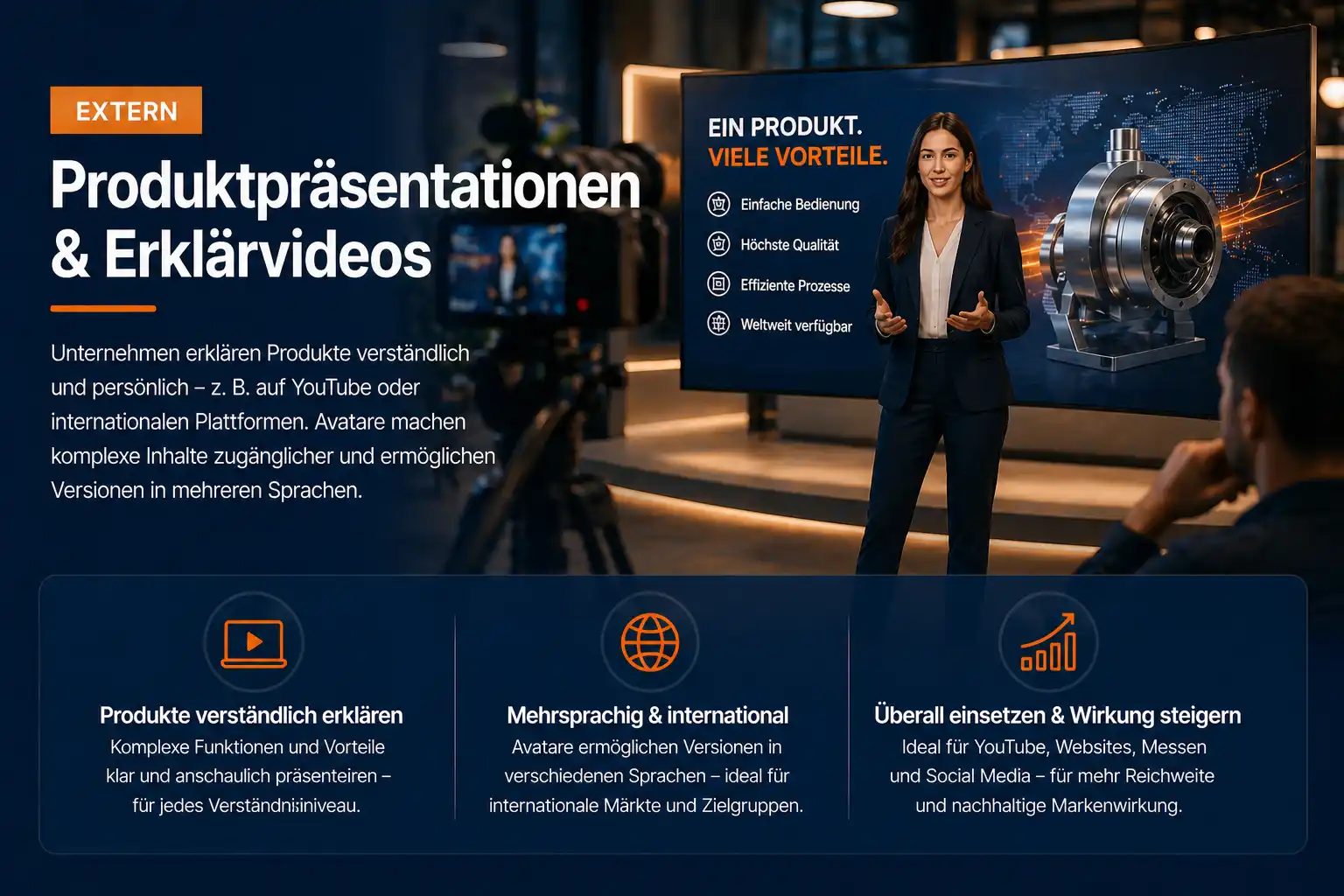Produktpräsentationen und Erklärvideos mit AVAPRESENT