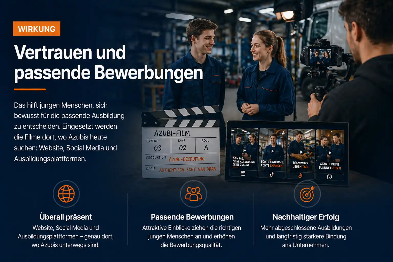 Azubi-Film für mehr Vertrauen und passende Bewerbungen