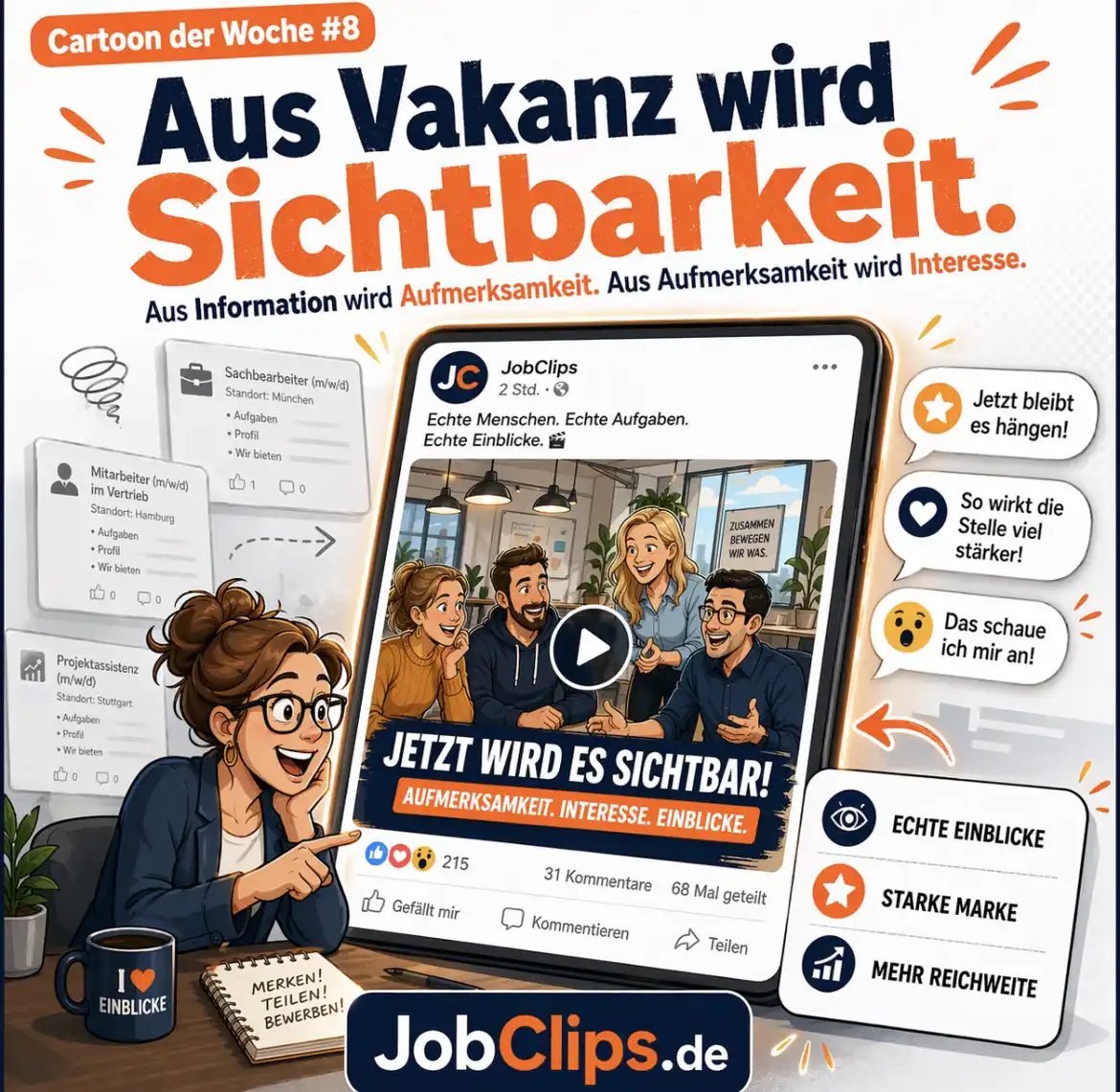 Cartoon der Woche: Aus Vakanz wird Sichtbarkeit