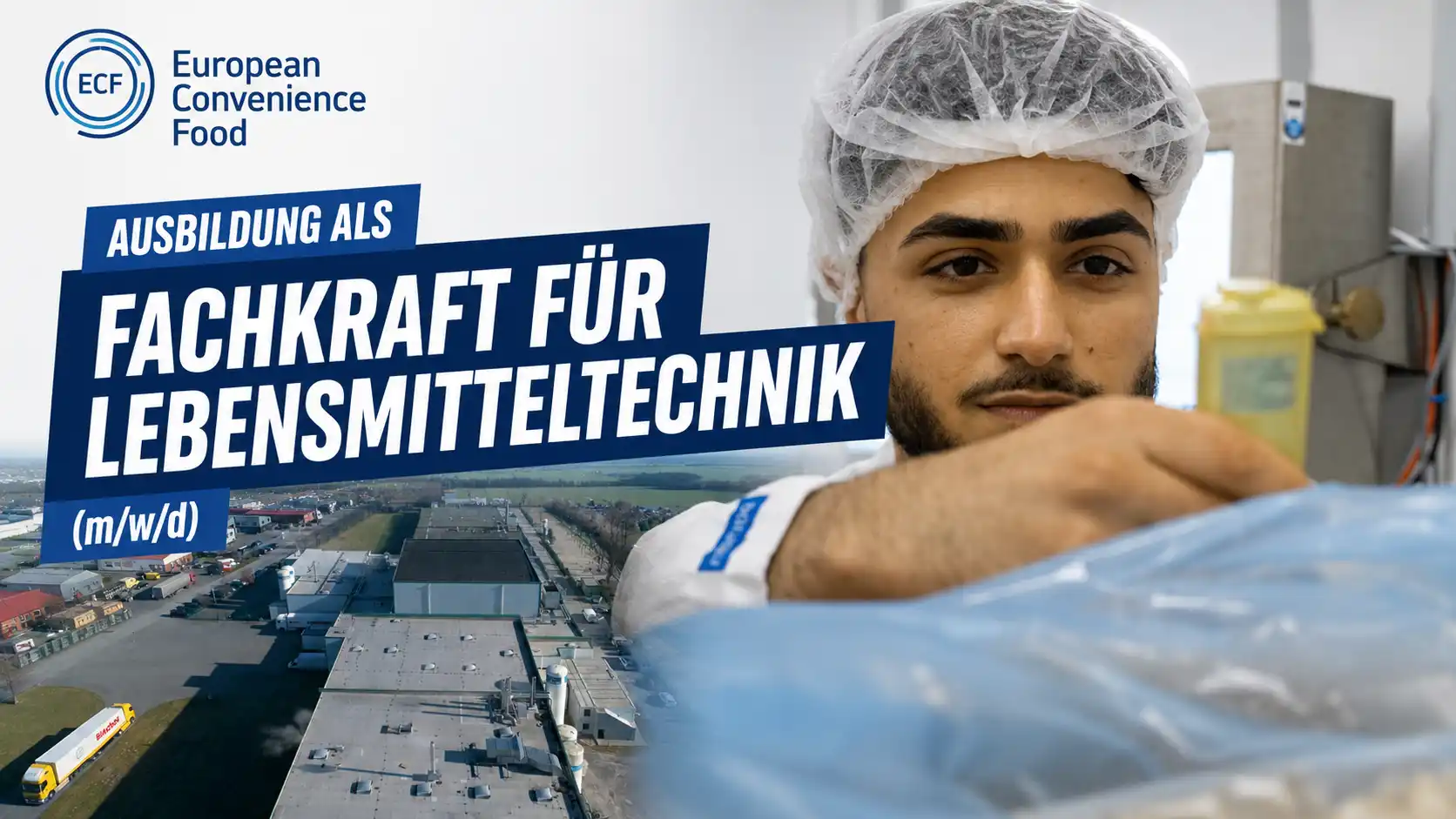 Recruiting-Film für ECF zur Ausbildung als Fachkraft für Lebensmitteltechnik